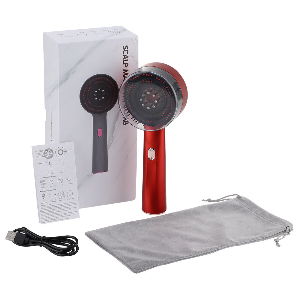 2-in-1 Scalp Massager with Oil Applicator, Electric Hair Brushes with Hair Oil Dispenser